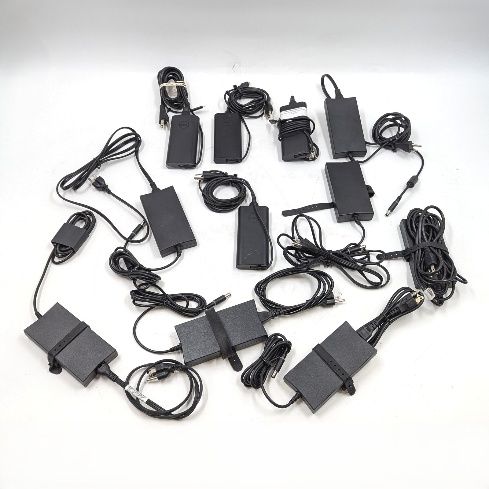 Dell 130W AC Adapter Laptop Charger w/ Plug & USB-C Connector | Black Lot of 10