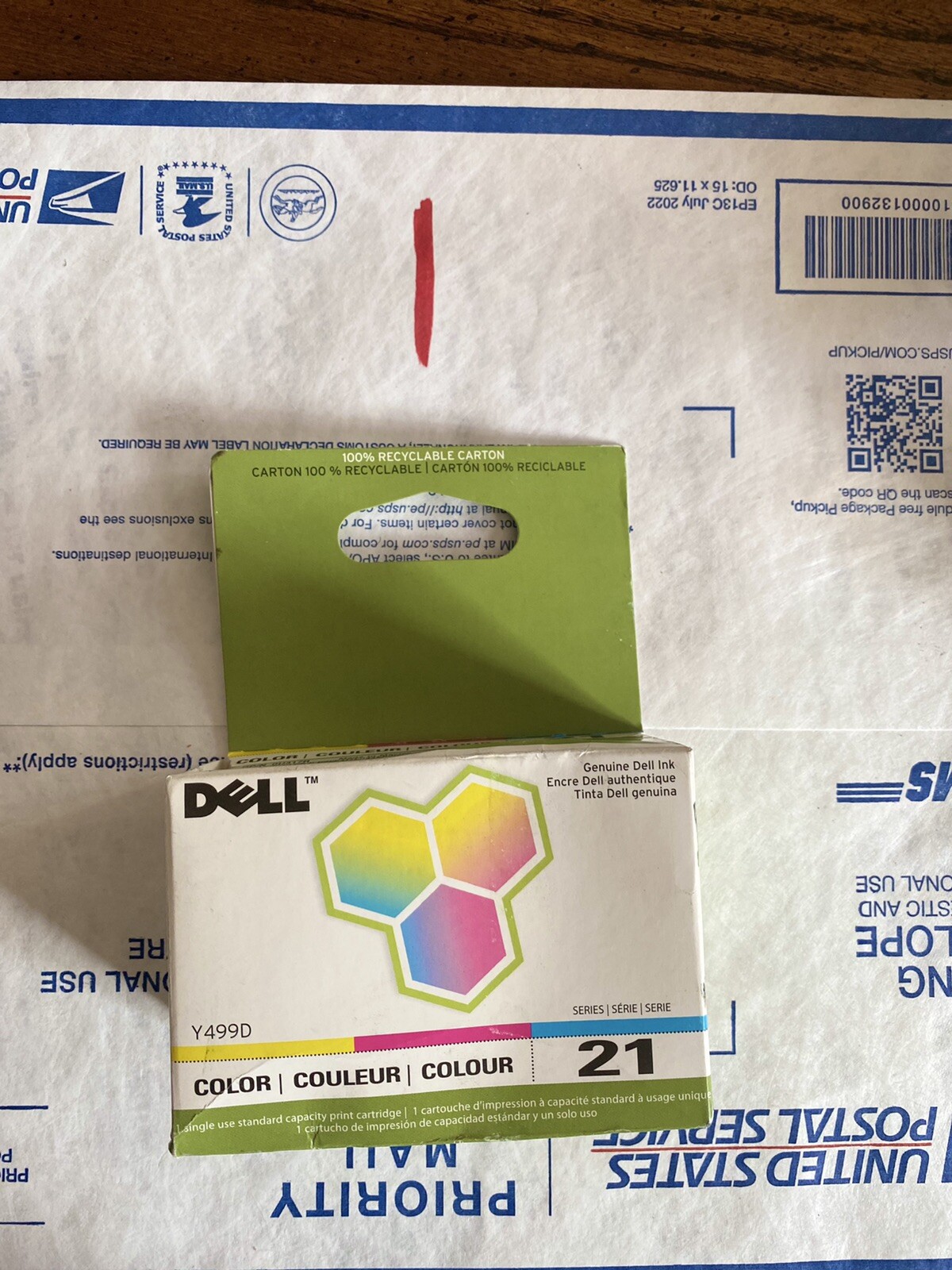 Brand New Genuine Dell Y499D Series 21 Standard Capacity Color Ink Cartridge