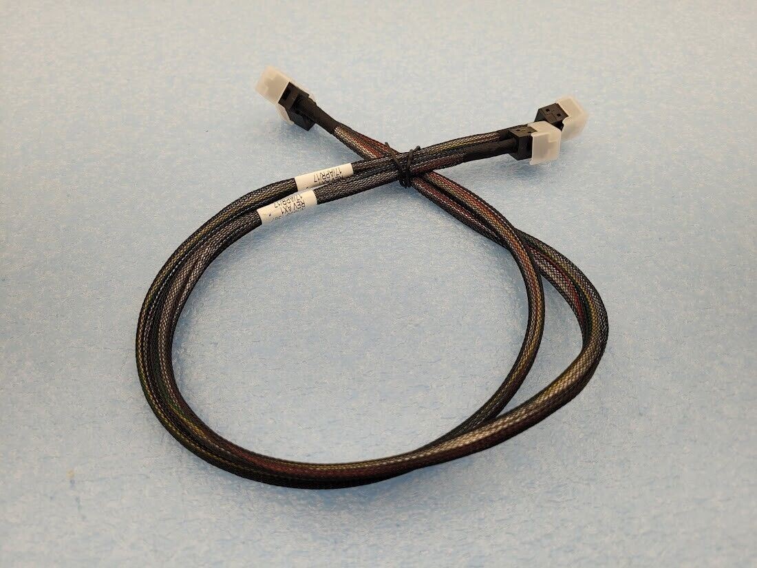 Pair of Amphenol Mini SAS SFF-8643 36p to SFF8643 36p Mini SAS HD Data Cable