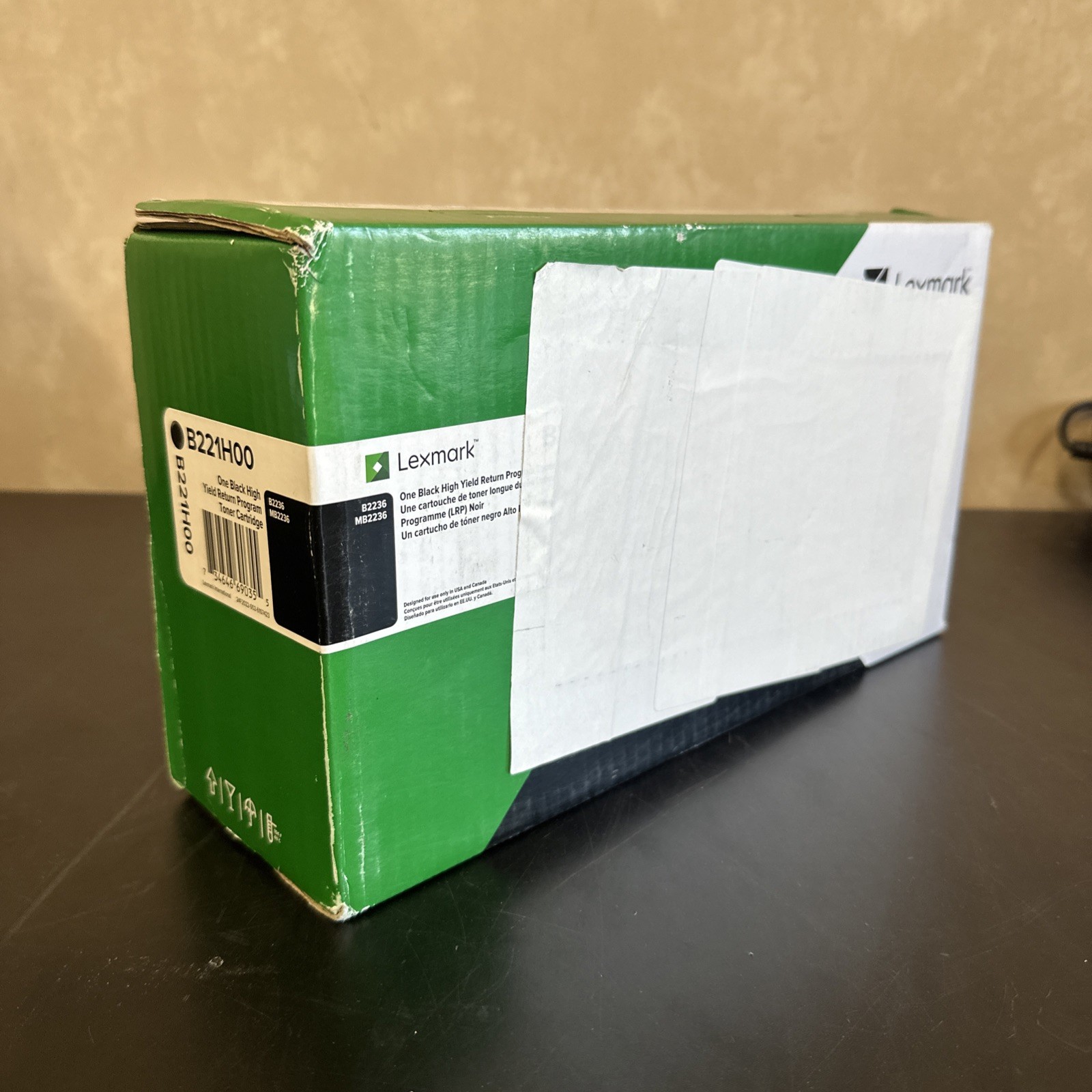 Lexmark B221H00 High Yield Return Program Toner Catridge - Black