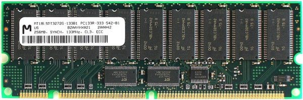 Dell 256mb dimm pc133, micron mt18lsdt3272g-133b1, 127005-031