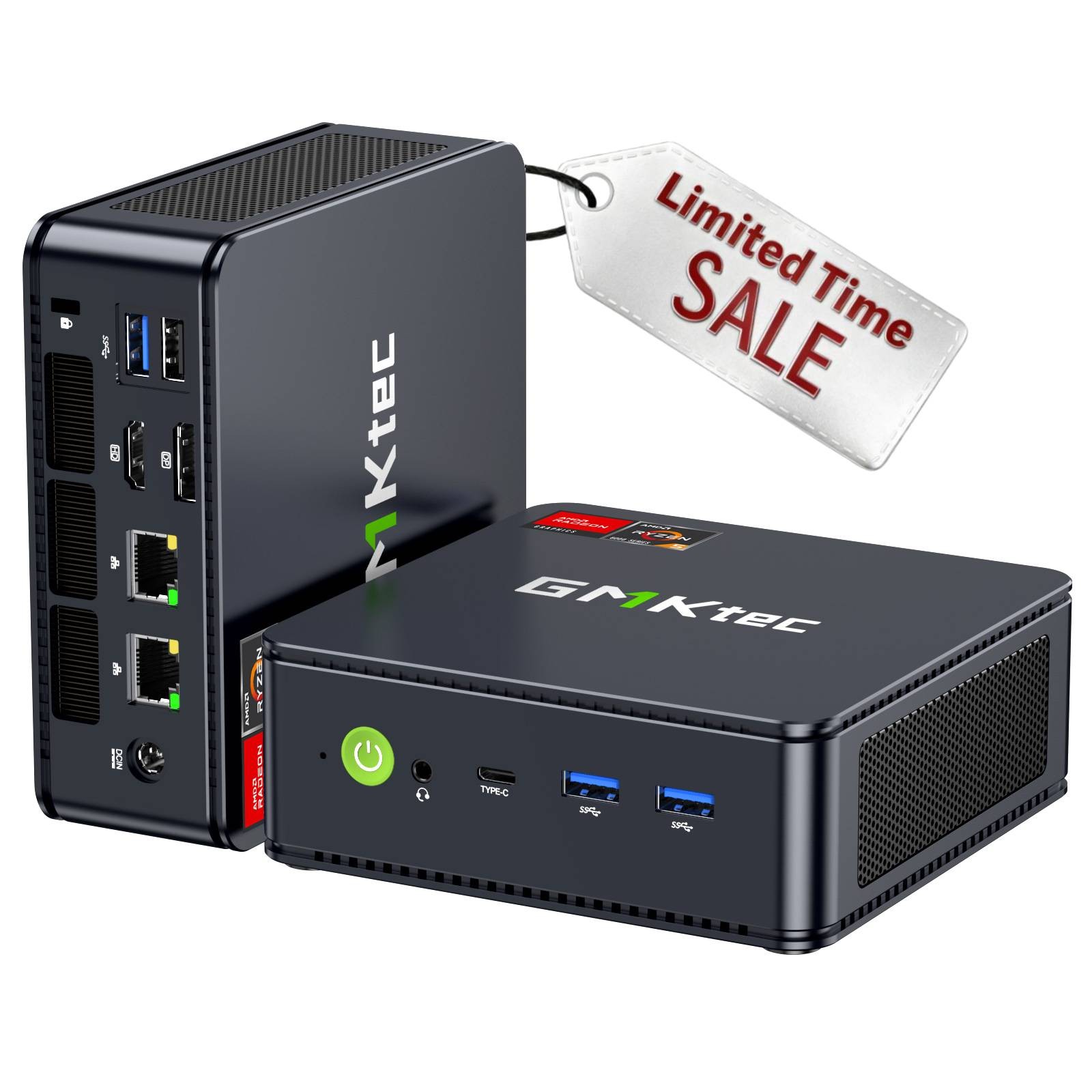 GMKtec Mini Gaming PC M6 Ultra Ryzen 5 7640HS Up to 5.0GHz 32GB DDR5 RAM 1TB SSD