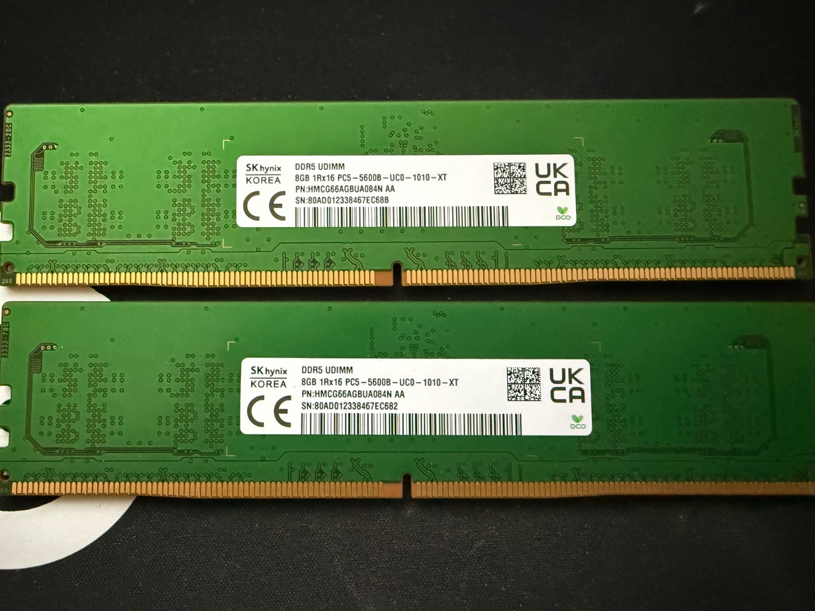 SK Hynix 2 x 8GB DDR5 RAM 5600 MHz