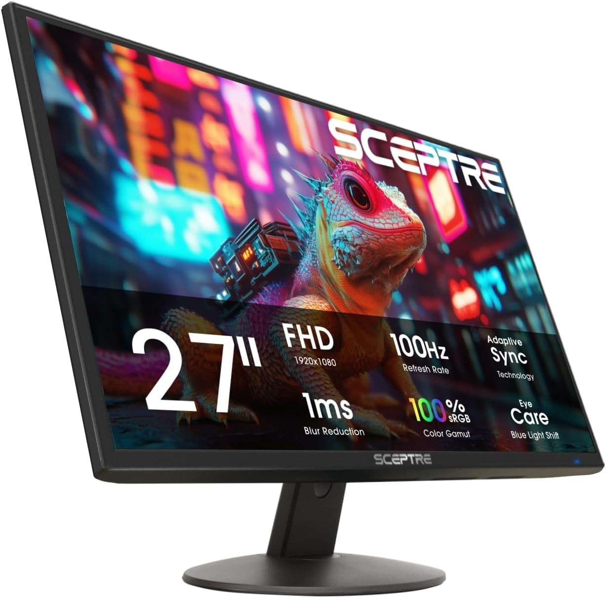 Sceptre 27-inch Monitor 100Hz 1ms HDMI VGA Built-in Speakers Gaming Eye-Care