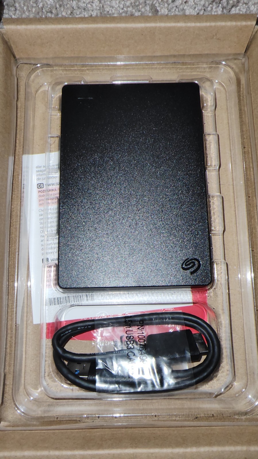 Seagate SRD0NF1 2TB 2.5inch External HDD - Black. Excellent Condition. 