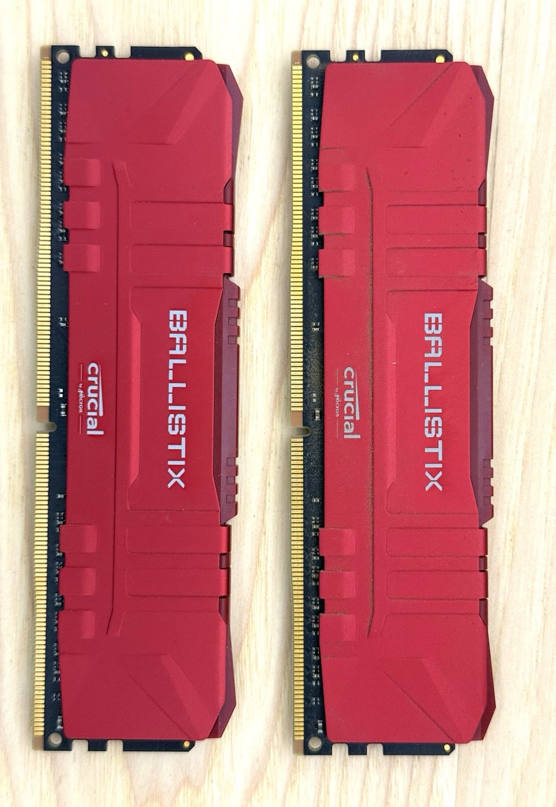 Crucial Ballistix 16GB (2x8GB) DDR4-3000 CL15 Red RAM Tested & Working
