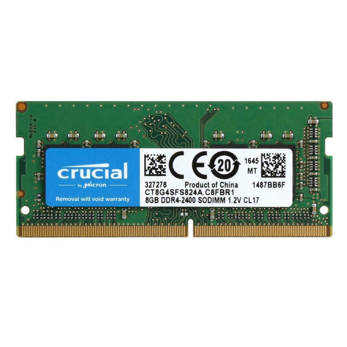 New Crucial 8GB DDR4 2400MHz PC4-19200 Laptop SODIMM Memory Ram CT8G4SFS824A