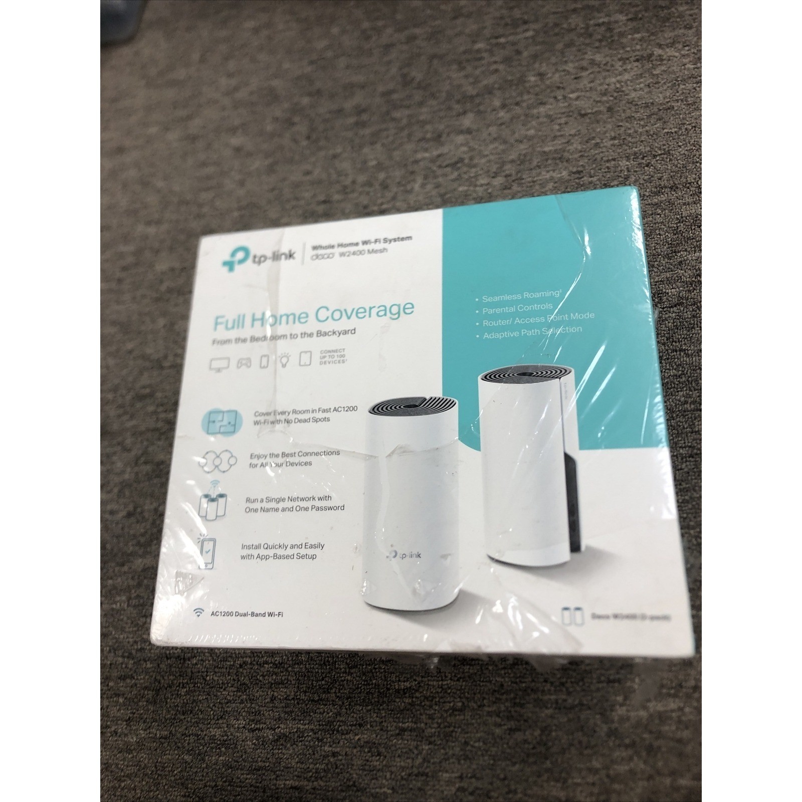 TP-Link Deco W2400 2-Pack AC1200 Dual-Band Whole Home Mesh WiFi System - NEW