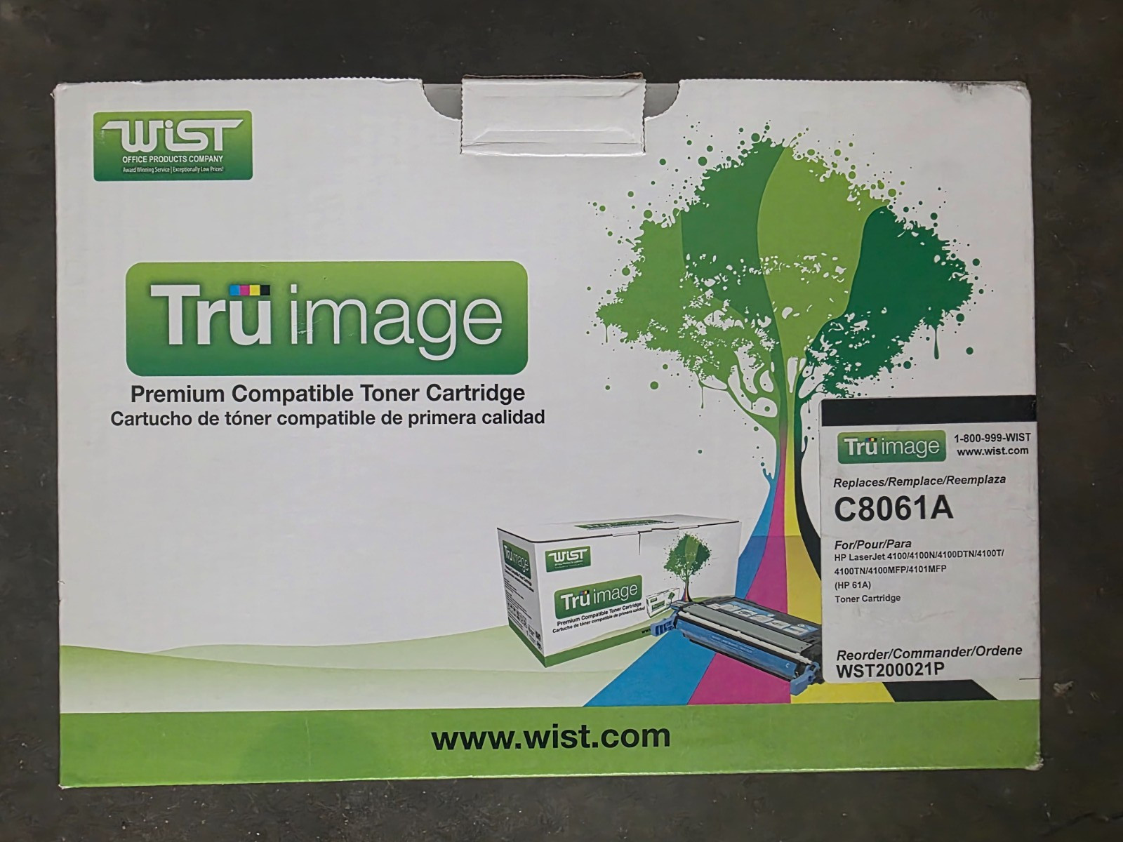 NEW C8061a Tru Image Black Toner Cartridge For 4100/4101 Series Printer