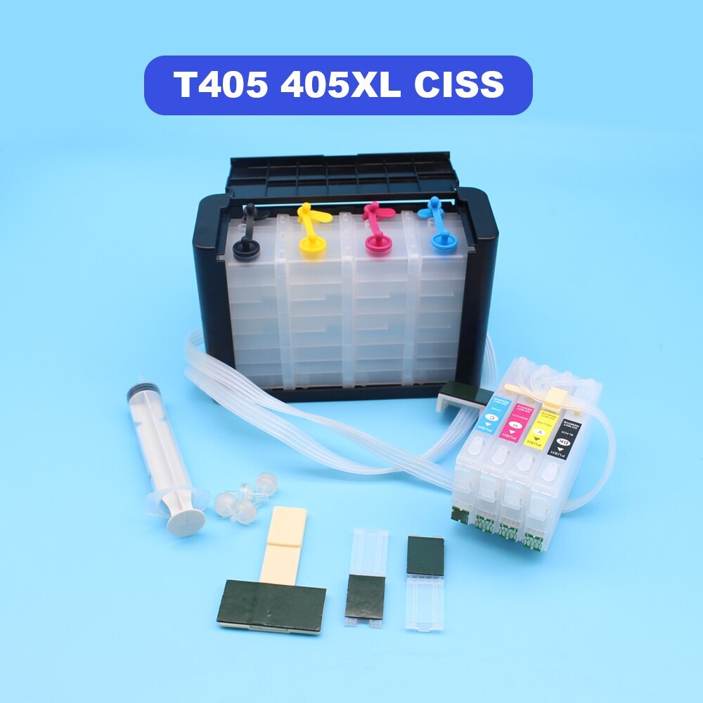 405XL ARC Chip Ciss Compatible Epson WF-3820 WF-4820 WF-4830 EC-C7000 Printer