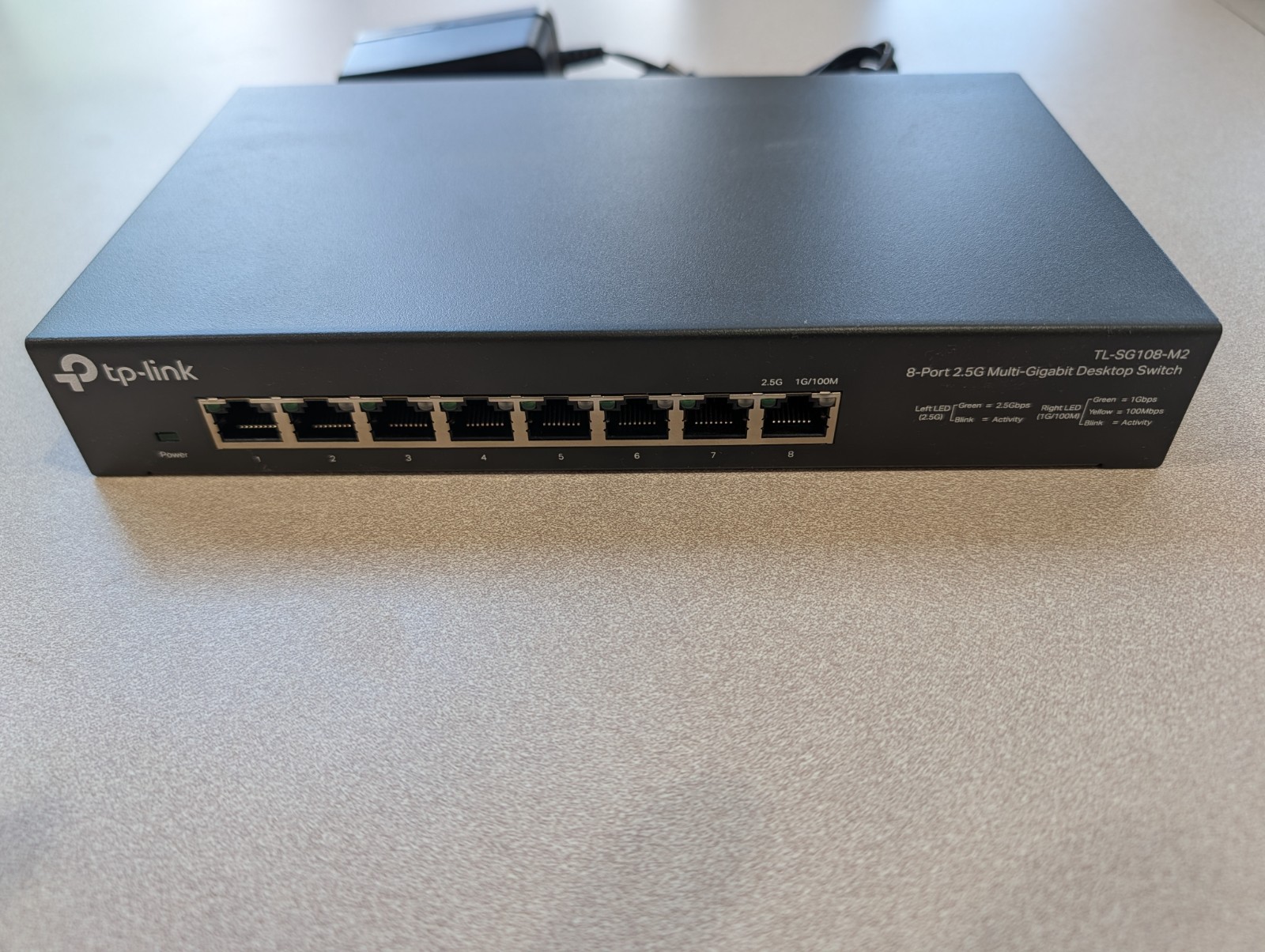 TP-Link TL-SG108-M2 8-Port 2.5G Multi-Gigabit Unmanaged Desktop Switch