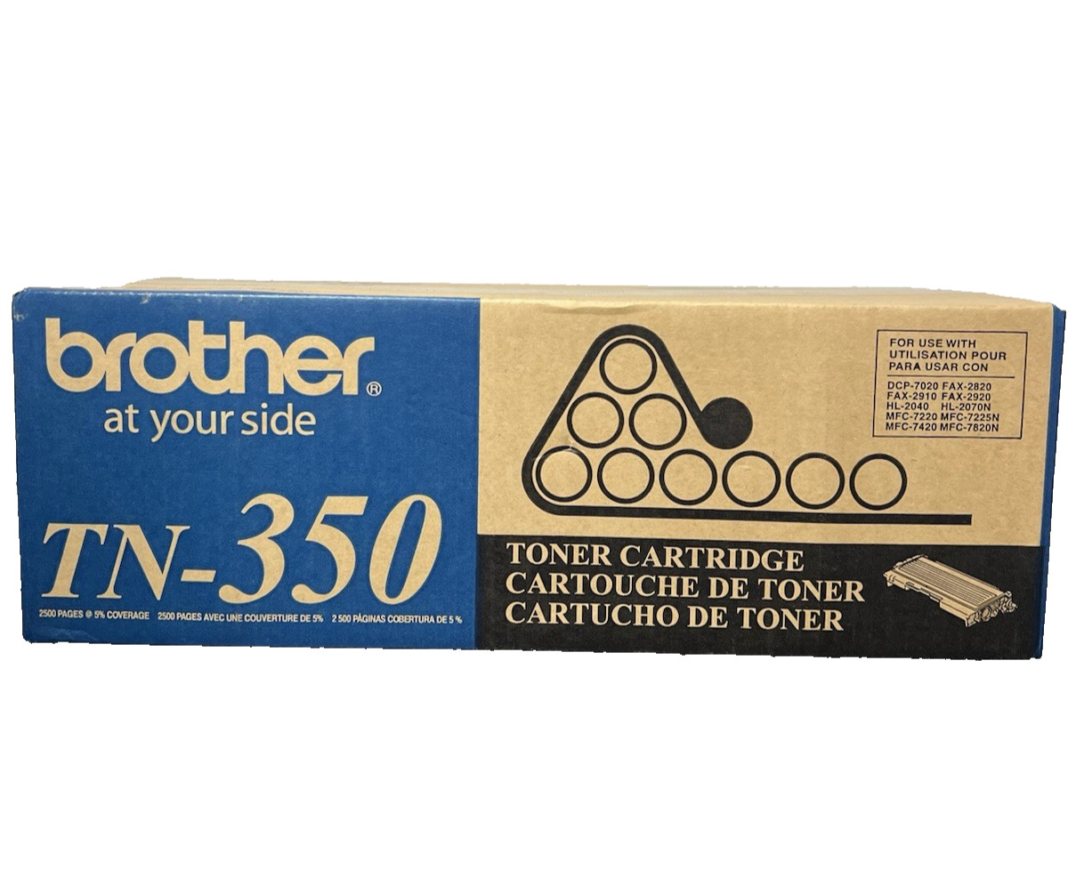 Brother TN-350 Toner Cartridge Color - Black