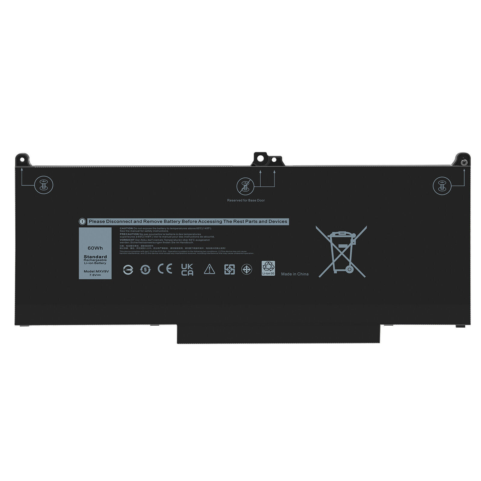 MXV9V Battery/Charger For Dell Latitude 5300 5310 7300 7400 5VC2M N2K62 Type
