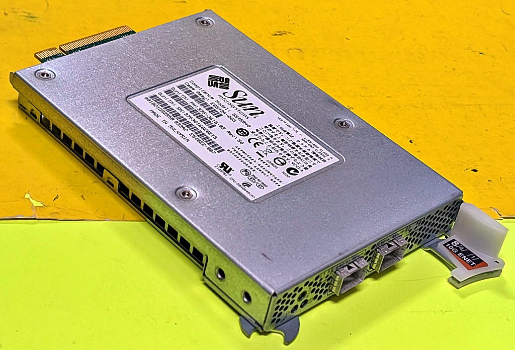 375-3616-02 SUN ORACLE 5946040 E66424 E54022-008 PCIe Dual 10-GbE SFP+ Module