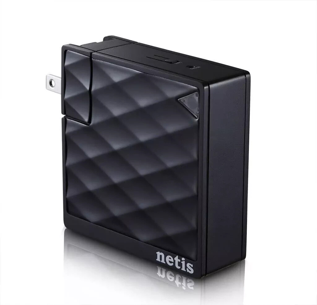 Netis WF2416 Wireless Pocket Size Traveler AP Router Repeater with Wall Plug