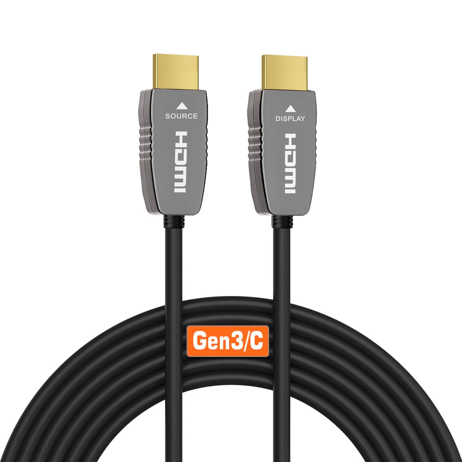 RUIPRO 8K HDMI 2.1 Fiber Optic Cable, CL2 Rated, 48Gbps, 8K60, 4K120, 10FT