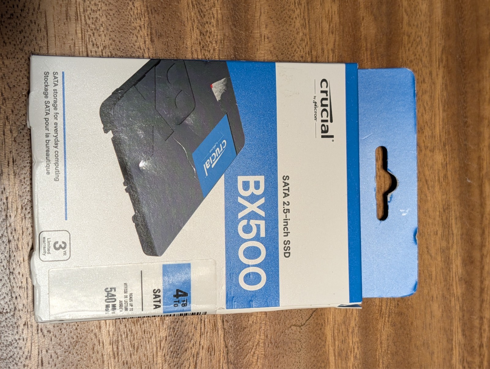 Crucial BX500 4TB SATA 2.5inch SSD CT2000BX500SSD1