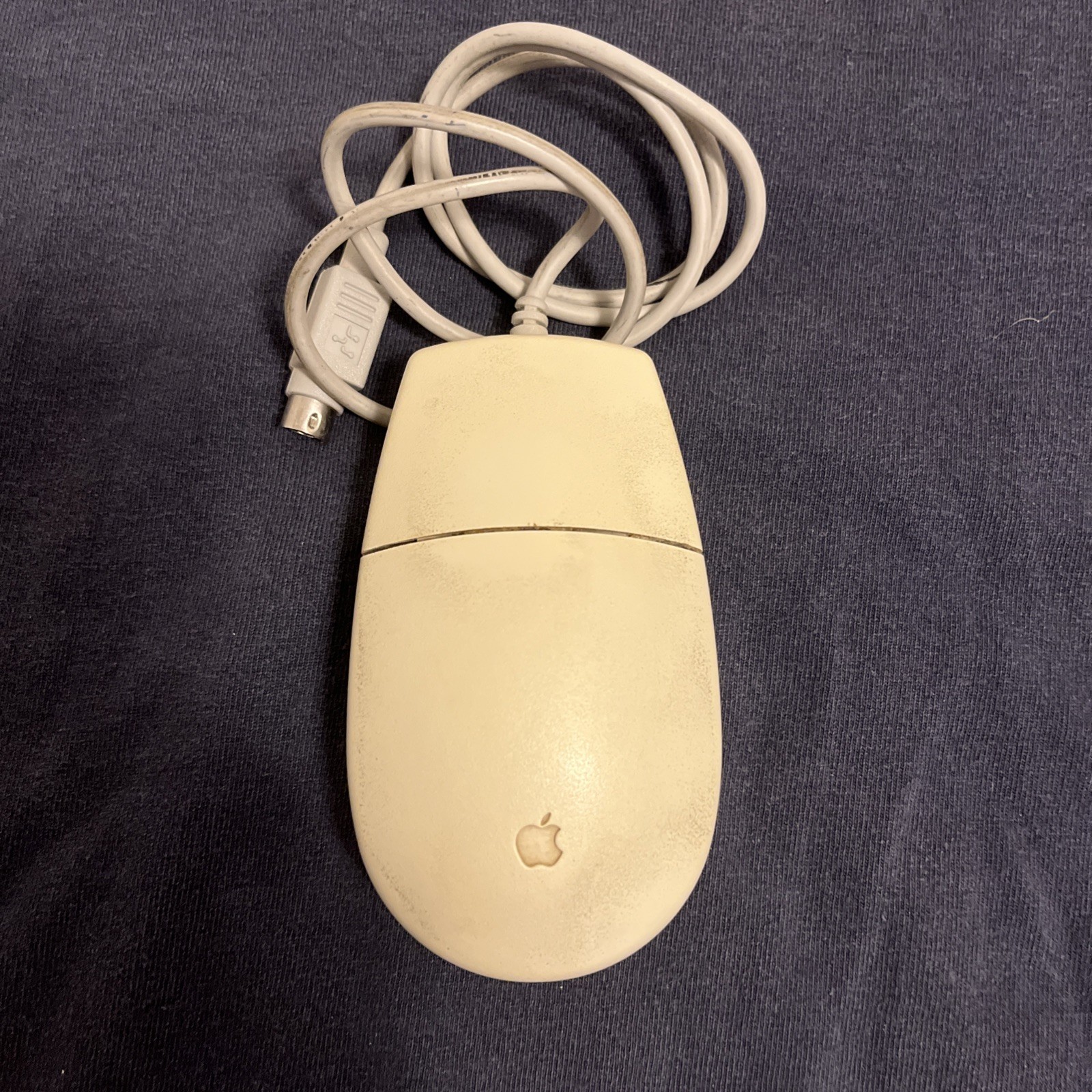 Vintage Genuine Apple Desktop Bus ADB Mouse II M2706 -Working   -ND14