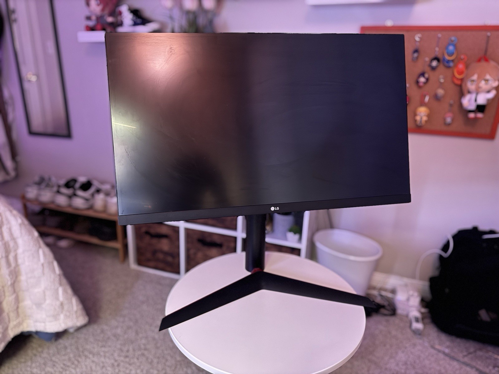 LG 27GL650F-B 1080p 144Hz IPS Monitor with Stand & Display Port Cable