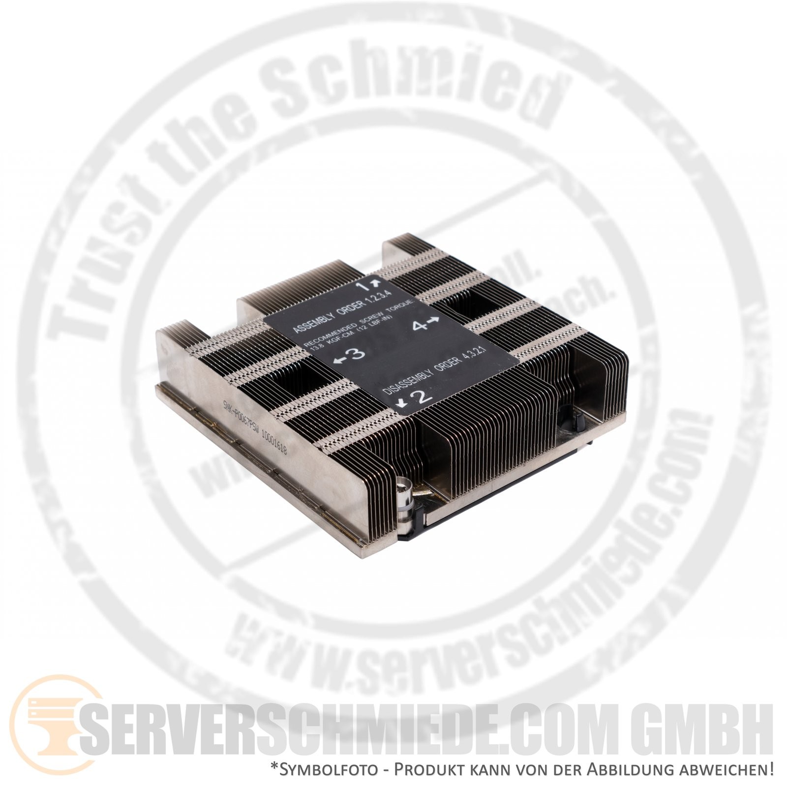 Supermicro CSE-119U 1U CPU Heatsink Series Socket P LGA3647 SNK-P0067PSW
