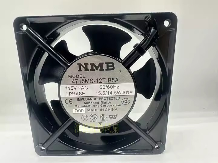 NMB 4715MS-12T-B5A 12038 AC115V 15.5/14.5W Cooling Fan