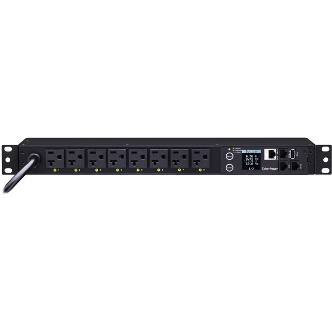 CyberPower PDU41002 Single Phase 100 120 VAC 20A Switched PDU
