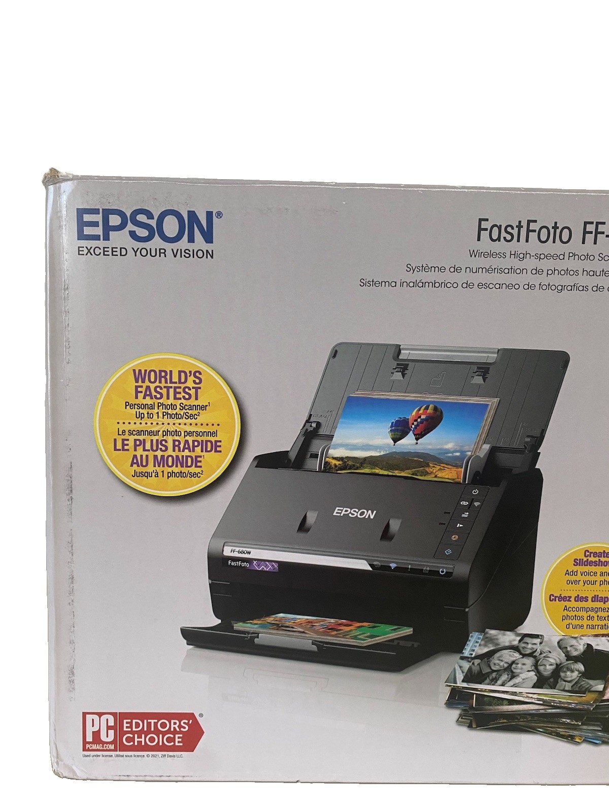 Epson FastFoto FF-680W Wireless Photo Scanner