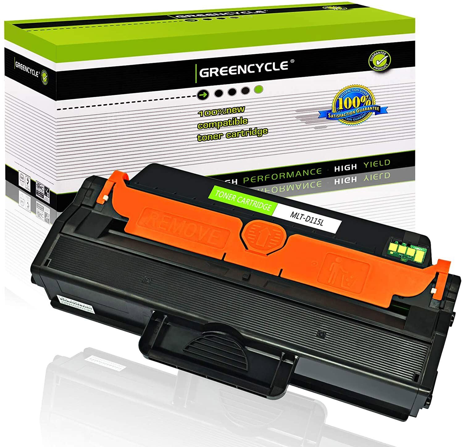 GREENCYCLE MLT-D115L Toner Cartridge Fits for Samsung SL-M2880FW SL-M2870FW Lot