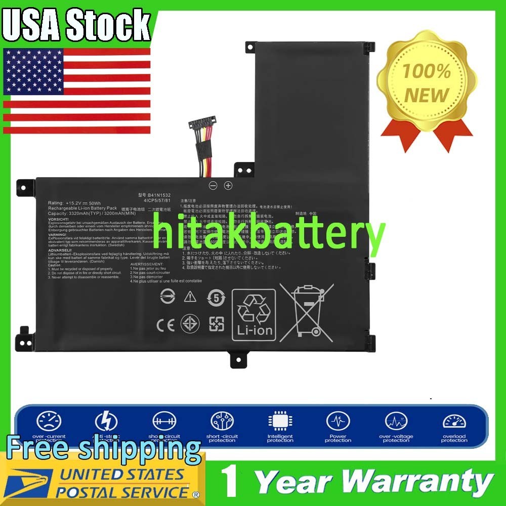 B41N1532 Battery For Asus Q504UA Q504UAK Q534UA Zenbook Flip UX560 UX560UAK 50Wh