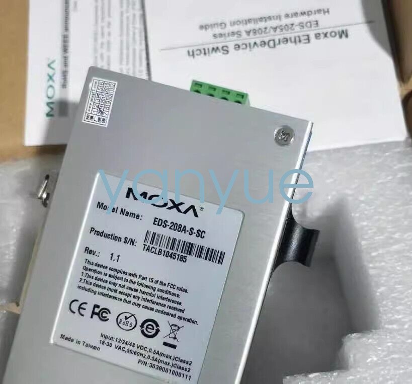 1PC NEW MOXA EDS-208A-S-SC Industrial Ethernet switch