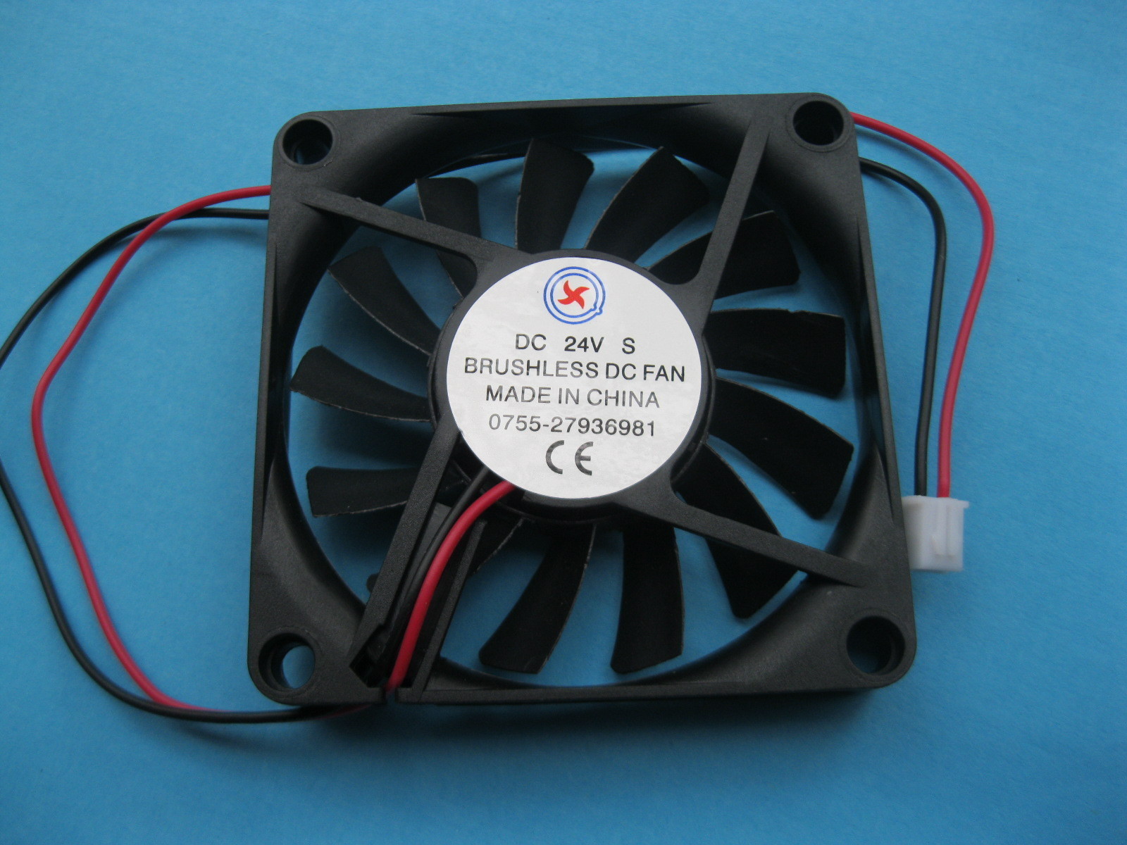 8 pcs Brushless DC Cooling Fan 24V 7010S 13 Blade 70x70x10mm 2pin Sleeve Bearing