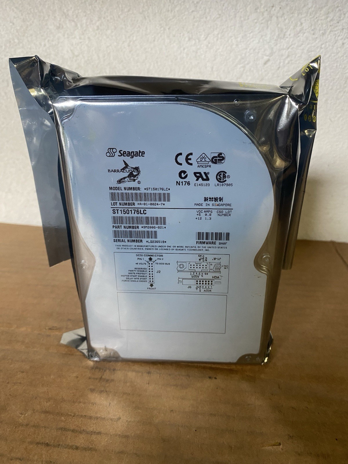 Genuine Seagate Barracuda ST150176LC 50GB Ultra160 SCSI Hard Drive PN 9M2006-821