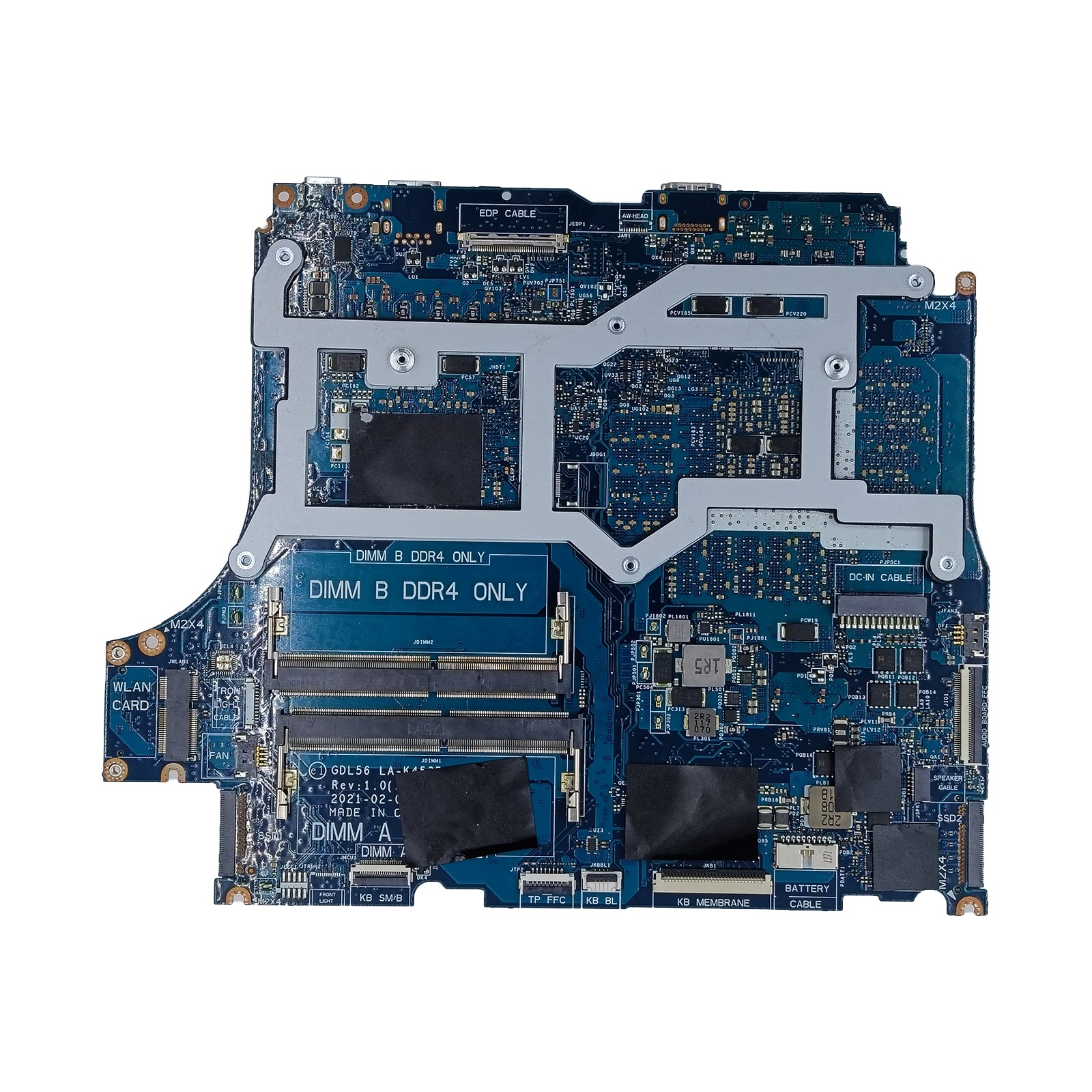 018QM6 For Dell G15 5515 Motherboard GDL56 LA-K453P R7-5800H RTX3060 6GB