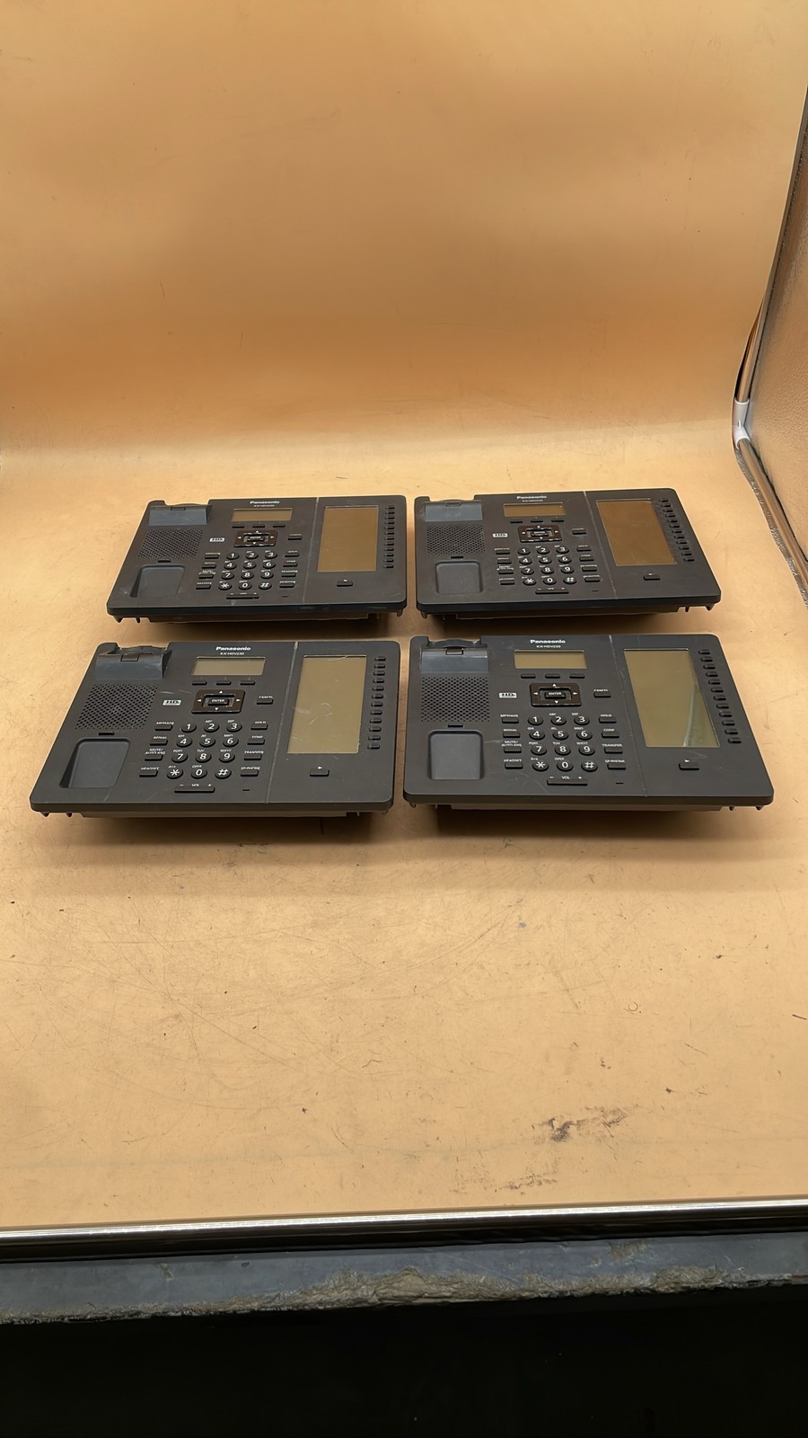 Panasonic KX-HDV230 Black SIP Office Telephone Base Unit VoIP Phone Lot of 4
