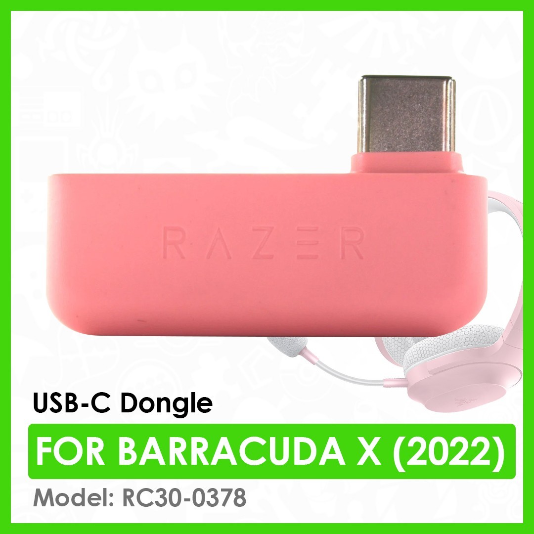 Razer USB-C Dongle for Barracuda X (2022) Gaming Headset | Pink | RC30-0378