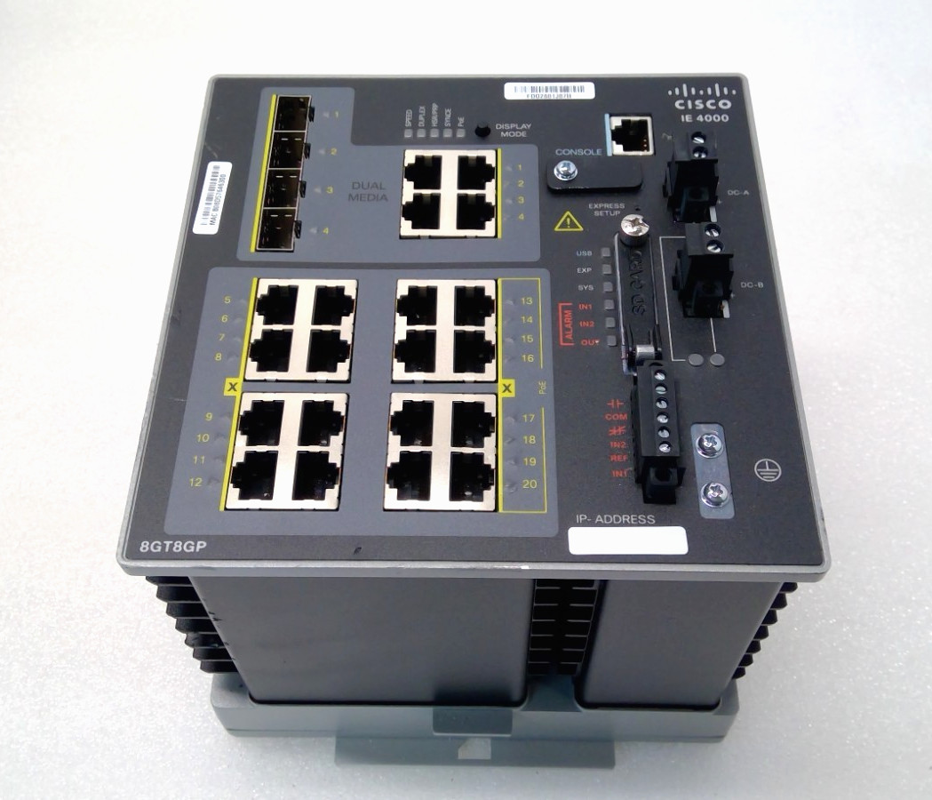 Cisco IE-4000-8GT8GP4G-E Industrial Ethernet Switch