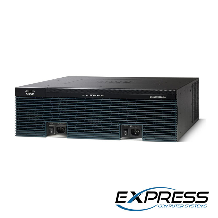 Cisco CISCO3925/K9 + EHWIC-D-8ESG 8 Port Double Wide Gb Ethernet Router