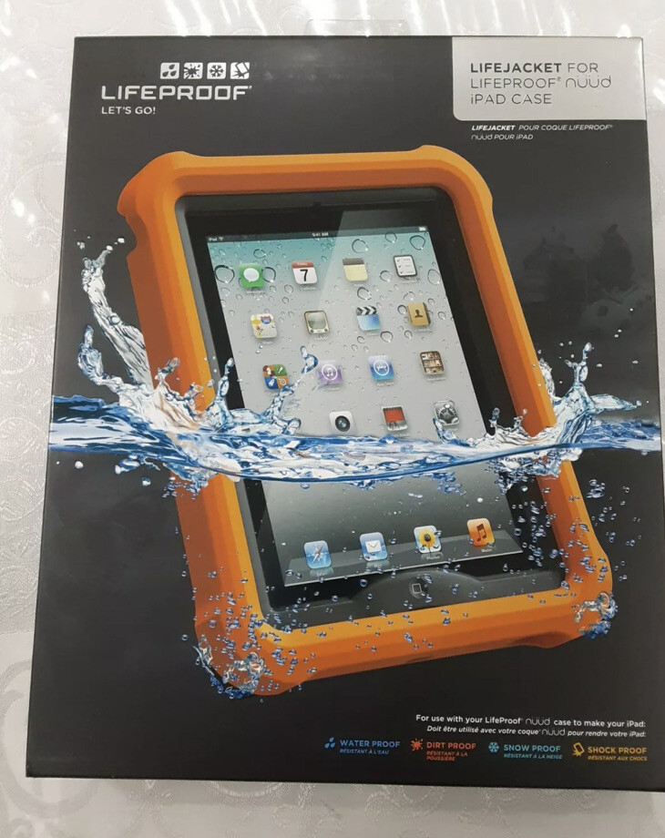 "Lifejacket " by Lifeproof* NUUD Orange Apple iPad 2,3,4 Case - ONLY
