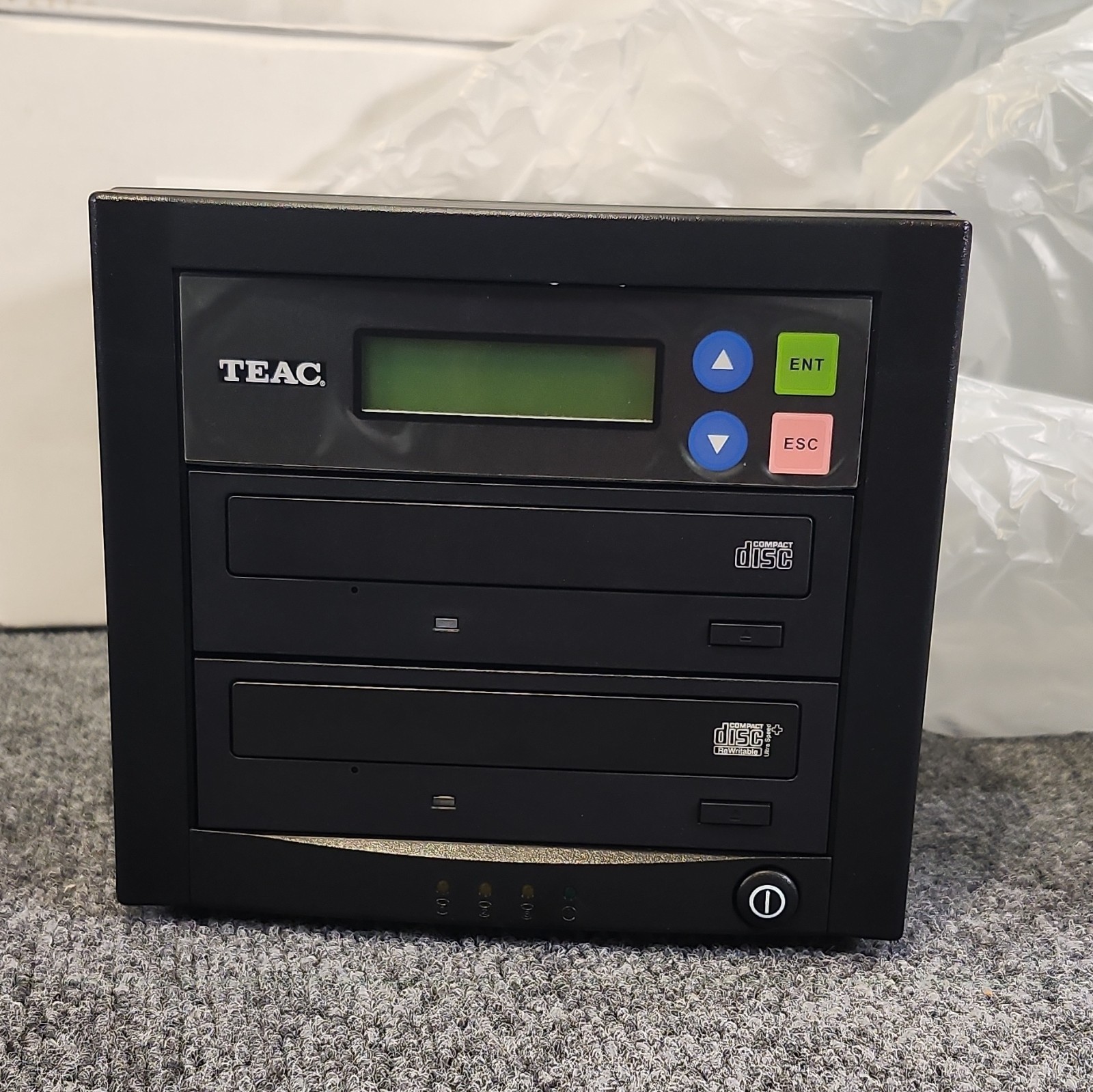 NEW TEAC Black 1 to 1 8M Buffer Memory Stand-Alone 16x CD Duplicator