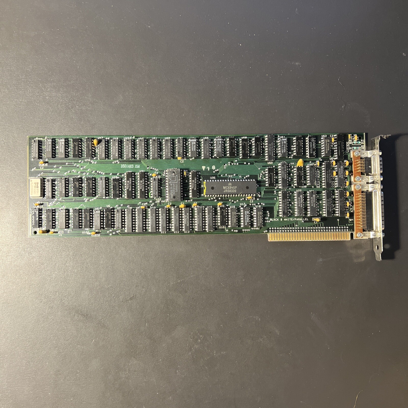 IBM 1501483 XM 8 Bit ISA Monochrome Video Card w/Parallel Printer