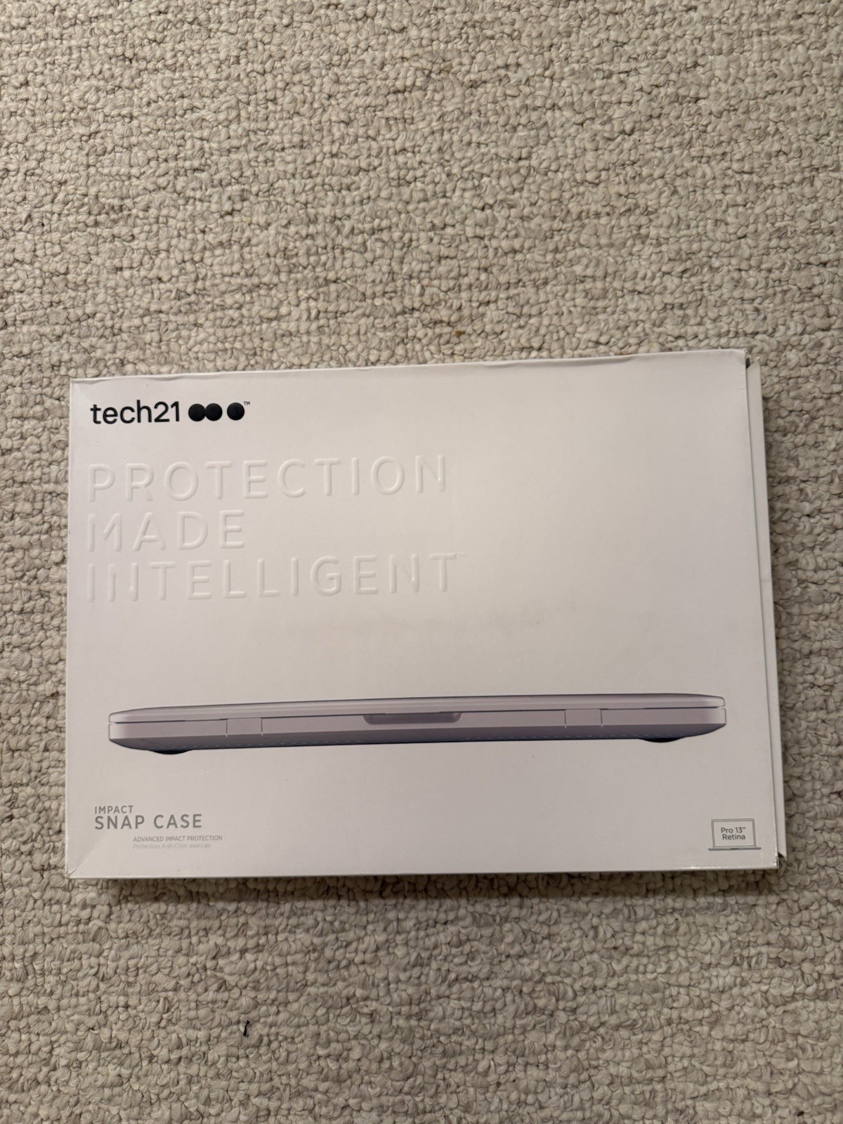 Tech21 Impact Snap Case for Apple MacBook Pro 13″ with Retina Display – Clear