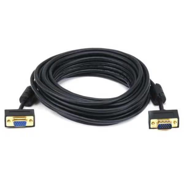 Monoprice A/V Cable, Ultra Slim SVGA M/F,25Ft 6373 Monoprice 6373 0844660063735