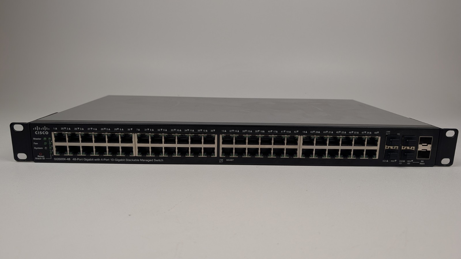 Cisco SG500X-48 Managed Switch, 48 Port & 4x 10G SFP+ & 2x SFP EX+ Refurbished