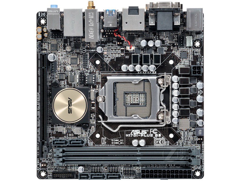 For ASUS H170I-PLUS D3 motheboard LGA1151 32G VGA+DVI+HDMI+DP Mini-ITX Tested ok
