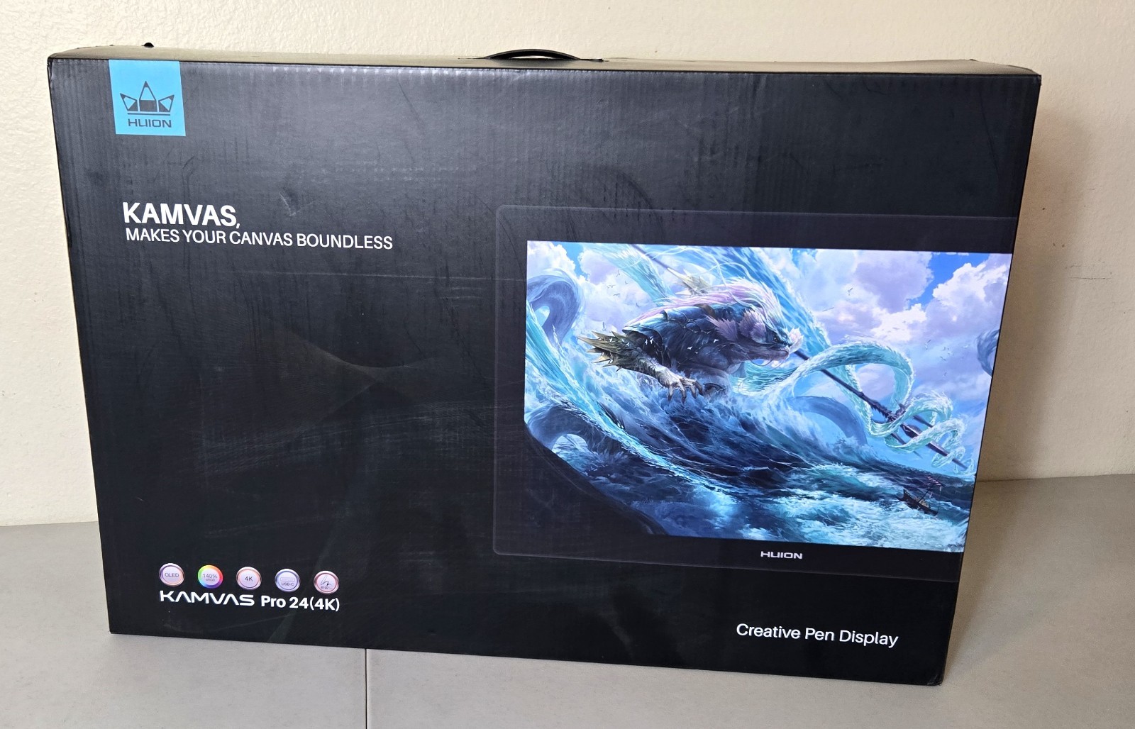 Huion Kamvas 24 GT2401 Creative Pen Display NEW OPEN BOX Complete w/Mini Keydial