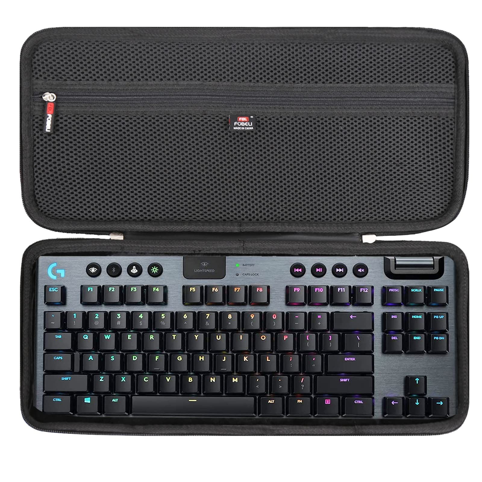FBLFOBELI EVA Hard Carry Case for Logitech G915 TKL 80% Compact 87 Key Tenkey...