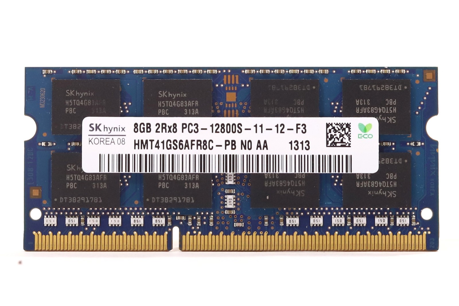 SK Hynix 8GB 2Rx8 PC3-12800S-11-12-F3 Laptop Memory P/N: HMT41GS6AFR8C-PB Tested