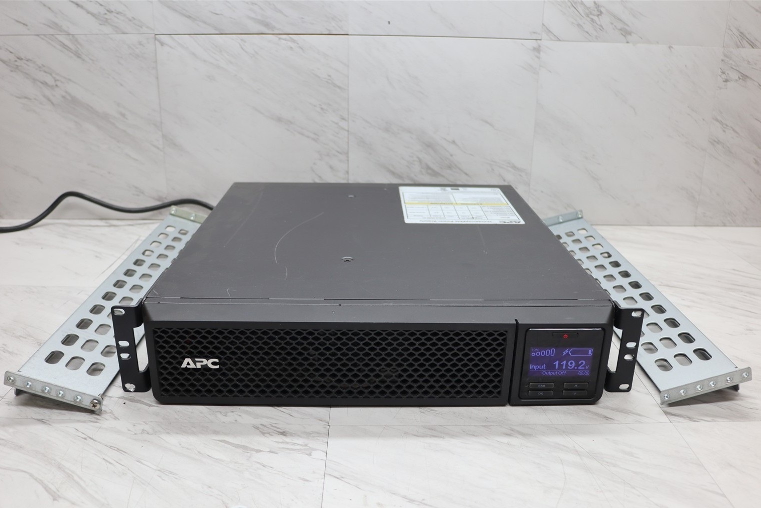 APC Smart-UPS SRT1500RMXLA 1500VA 1350W Rackmount UPS w/ Rails, Ears, & AP9631