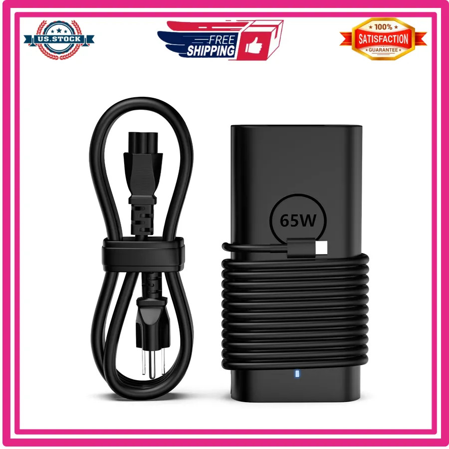 DECSZDY Replacement for Dell Laptop Charger 65W USB-C