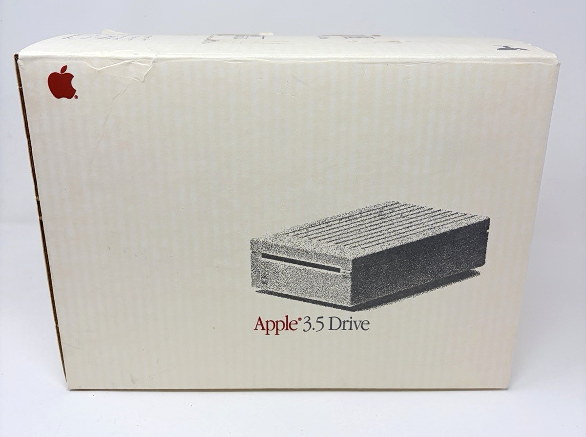 Vintage Apple Computer 3.5 Floppy Drive EMPTY BOX